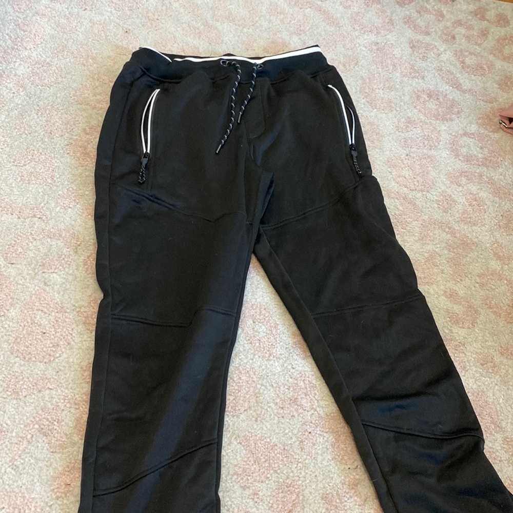 Mens black sweatpants